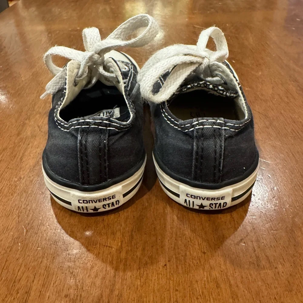 Converse All Star Toddler Boy Size 7 Black Sneakers